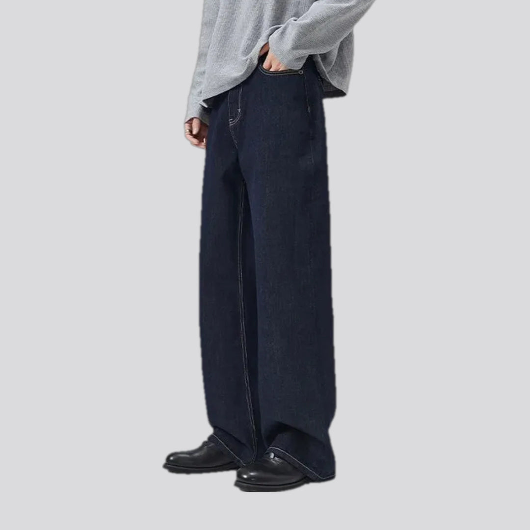 Midweight flare-leg men's jeans
